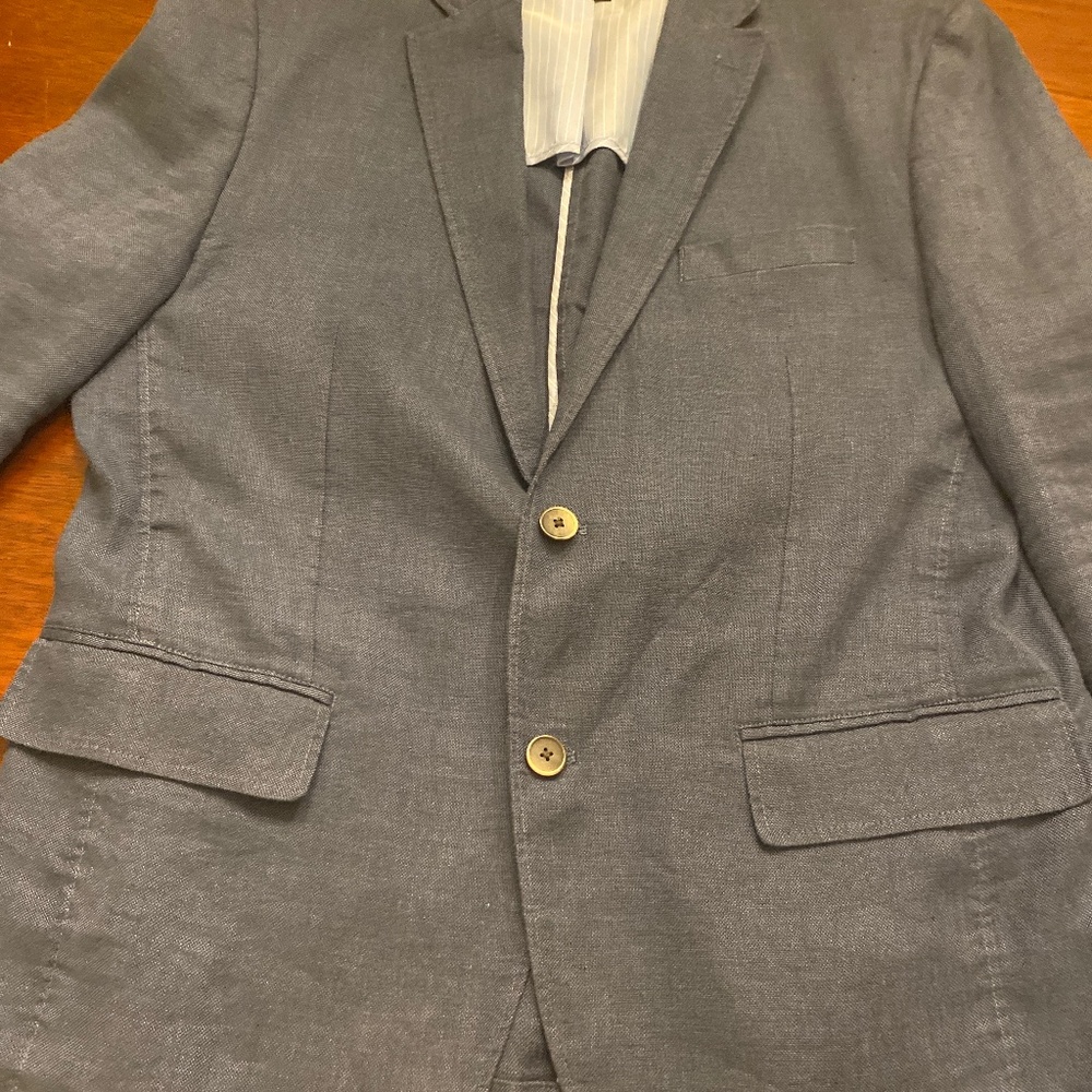 Jos A. Bank - Blue linen casual sport coat